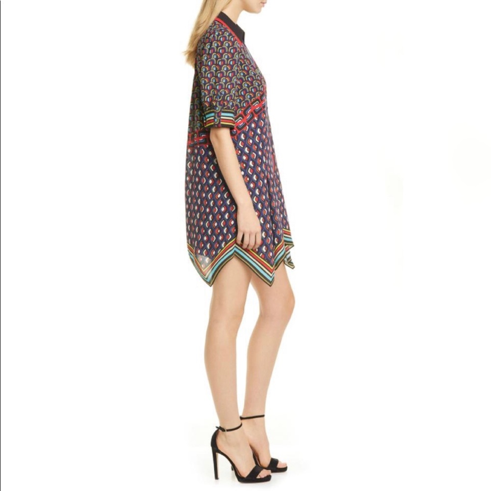 🔸SOLD🔸 NWOT Alice + Olivia ‘Conner’ handkerchief shirt dress sz M - Picture 6 of 13